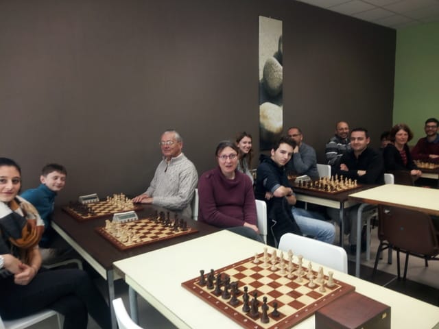 Le club lors d'une séance du samedi.