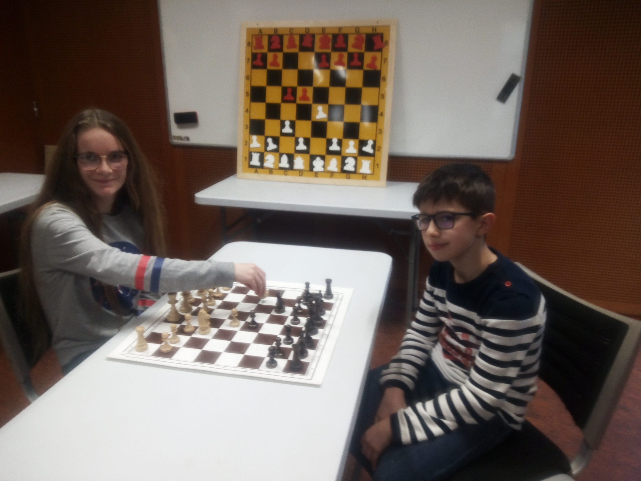 Lucie et Ali, au club le mercredi