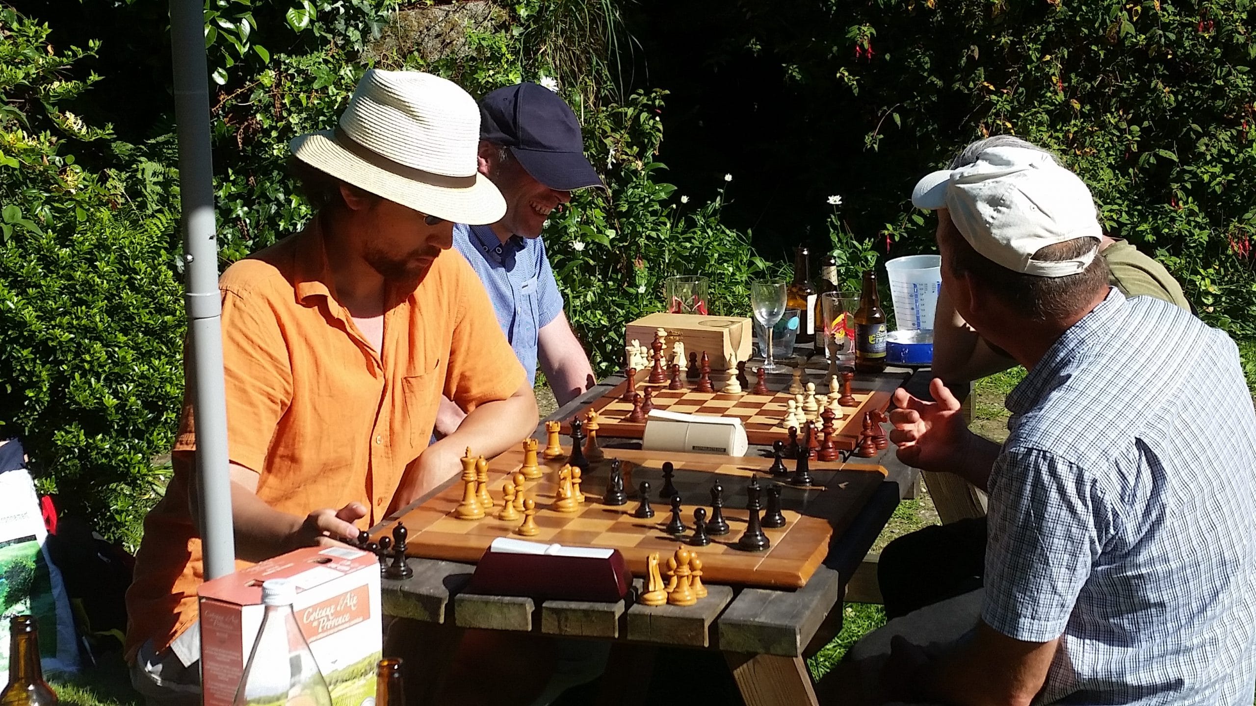 Les échecs pendant l'été 2