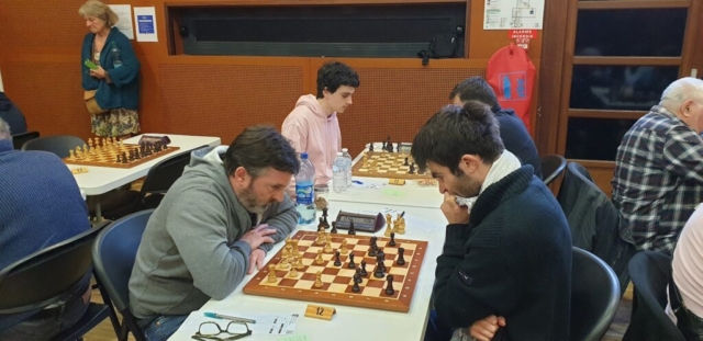 Batiste toujours concentré face à Grégoire Open FIDE de Brest - le bilan 18