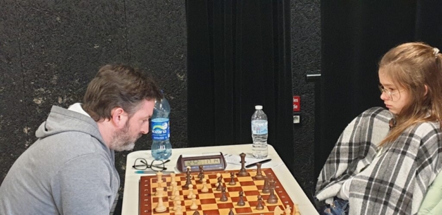 Batiste est très concentré Open FIDE de Brest - le bilan 11