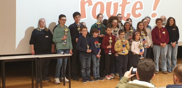 Le championnat de Bretagne jeunes 2024. Ali s'impose en champion (U14), Augustin remporte l'Open A. 7
